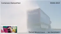 Containers Demystified DOAG 2019