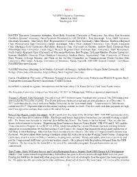 DRAFT Ex Com Minutes March 2018