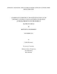 Guidance, Navigation, and Control of Small Satellite Attitude Using Micro-Thrusters