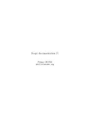 Scapy Documentation (!)