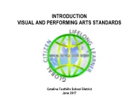 Introduction to Visual & Performing Arts