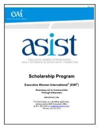 Scholarship Program