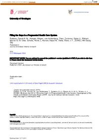 University of Groningen Filling the Gaps in a Fragmented