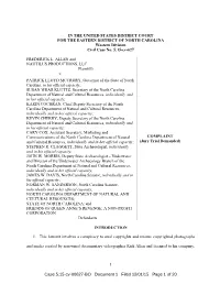 1 Case 5:15-Cv-00627-BO Document 1 Filed 12/01/15 Page 1 of 20
