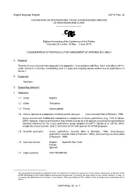 Cop18 Prop. 33 – P. 1 Original Language