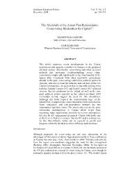 Cross-Voting Moderation for Cyprus? 1