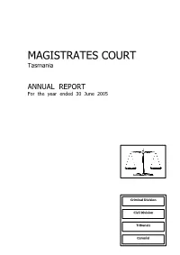Magistrates Annual Report 2004/2005 Draft