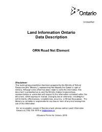 ORN Road Net Element