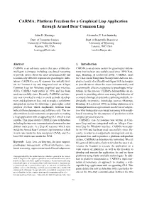 Platform Freedom for a Graphical Lisp Application Through Armed Bear Common Lisp
