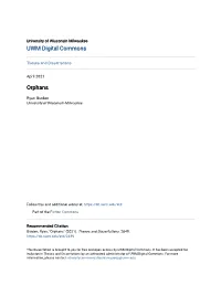 UWM Digital Commons Orphans
