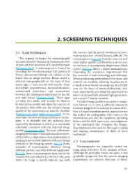 2. Screening Techniques