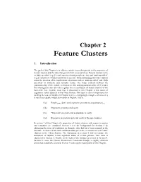 Feature Clusters