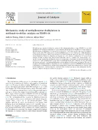 Mechanistic Study of Methylbenzene Dealkylation in Methanol-To-Olefins