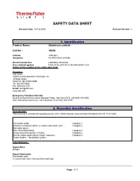Safety Data Sheet