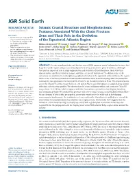 Seismic Crustal Structure and Morphotectonic Features
