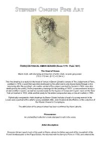 FRANÇOIS PASCAL SIMON GERARD (Rome 1770 - Paris 1837)
