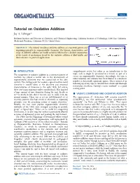 Tutorial on Oxidative Addition Jay A