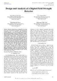 Design and Analysis of a Digital Field Strength Detector
