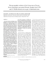 Paleogeographic Isolation of the Cretaceous To