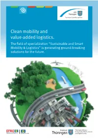 Sustainable and Smart Mobility & Logistics