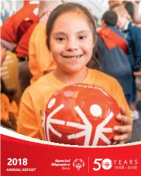 2015 Annual Report 2018 Illinois ANNUAL REPORT Illinois MESSAGE from an ATHLETE LEADER - DANIEL SMROKOWSKI