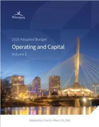 2020 Adopted Budget Operating and Capital Volume 2