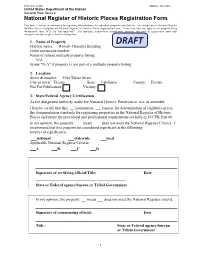 Attachment J Draft NRHP Form Rowell-Chandler Building