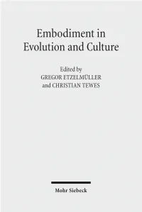 Embodiment in Evolution and Culture