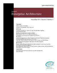 Enterprise Architecture