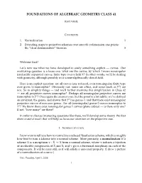 Foundations of Algebraic Geometry Class 41