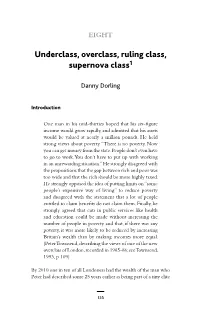 Underclass, Overclass, Ruling Class, Supernova Class1