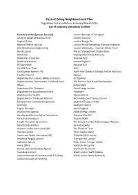 Appendix J Statutory Reg 14 Consultees Notified