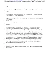 Centromere Drive and Suppression by Parallel Pathways for Recruiting Microtubule Destabilizers 4 5 Authors 6 7 Tomohiro Kumon1, Jun Ma1, Derek Stefanik1, Erik C