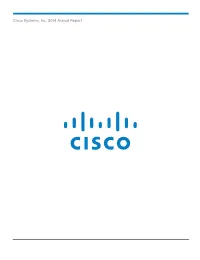 Cisco Systems, Inc. 2014 Annual Report