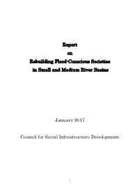 Report on Rebuilding Flood-Conscious Societies in Small