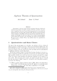 Algebraic Theories of Quasivarieties