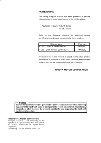 Camry 2007 Wiring Diagrams.Pdf