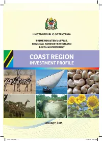 Coast Region Investment Profile