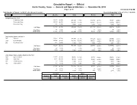 Cumulative Report — Official