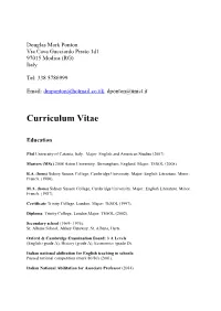Curriculum Vitae