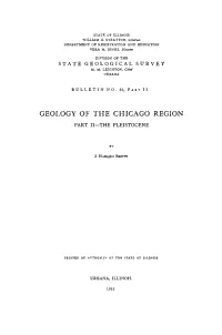 Geology of the Chicago Region