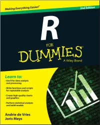 R for Dummies