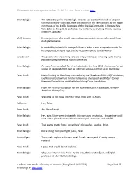 This Transcript Was Exported on Jun 17, 2019 - View Latest Version Here