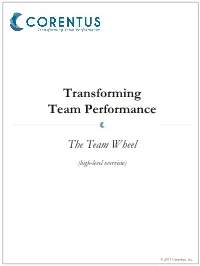 Transforming Team Performance