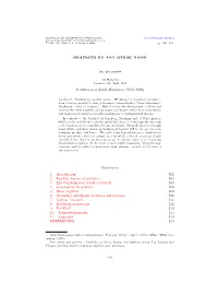 (1951-2020) Contents 1. Introduction 2 2. Brackets Known A
