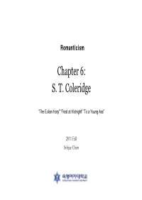 Chapter 6: S. T. Coleridge