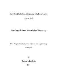 Ontology-Driven Knowledge Discovery