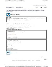 Page 1 of 1 Geometry, Student Text and Homework Helper 11/7/2016