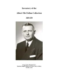 Albert Mcclellan Collection
