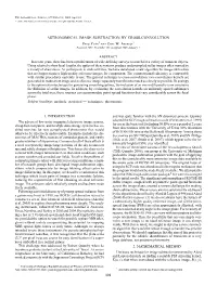 ASTRONOMICAL IMAGE SUBTRACTION by CROSS-CONVOLUTION Fang Yuan1 and Carl W